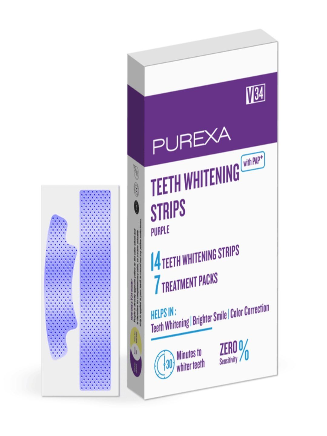 Buy Purexa Teeth Whitening Strips For Advanced Stain Removal & Enamel Safe Formula -  - Personal Care for Unisex