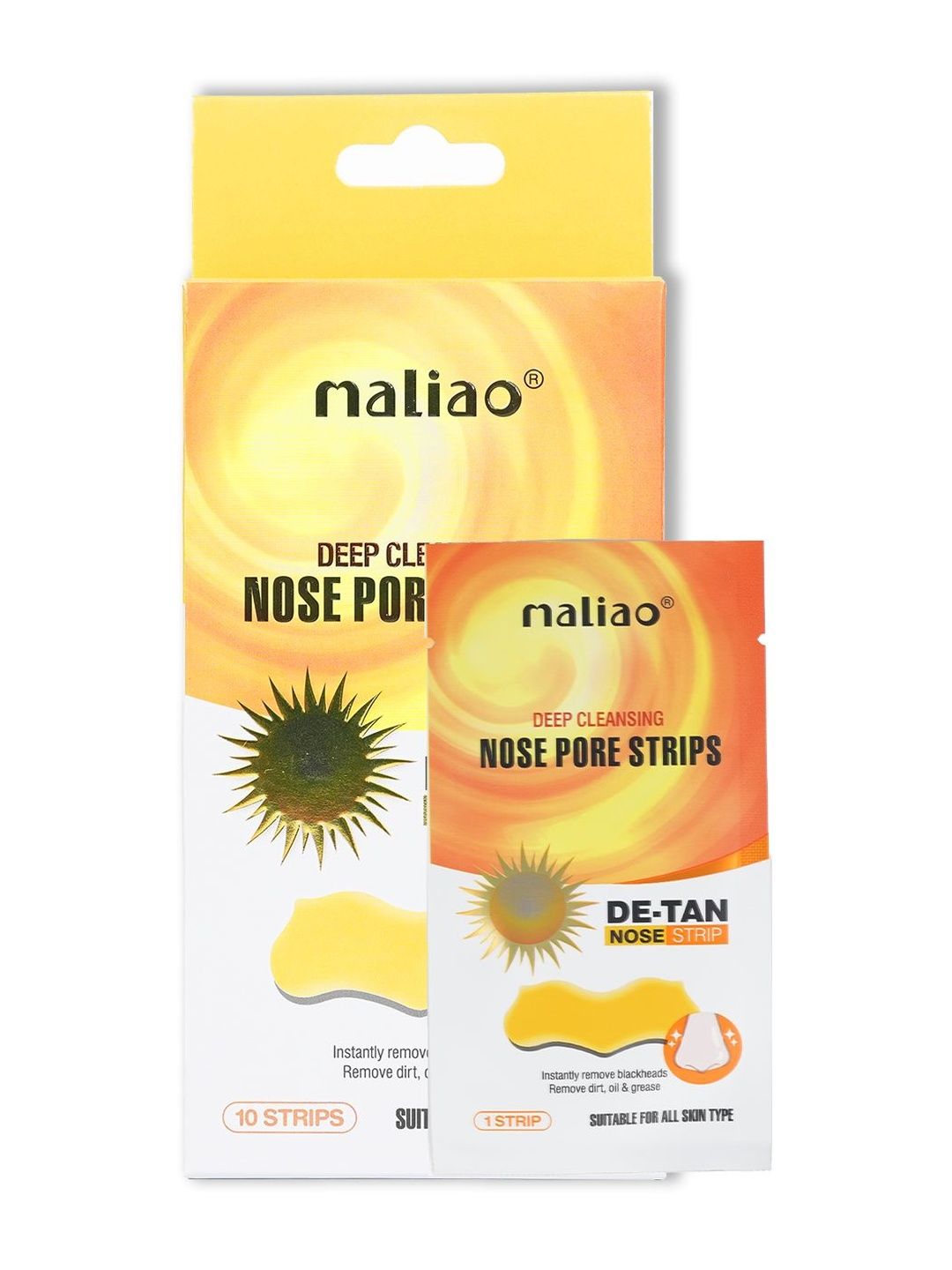 Maliao De-Tan Deep Cleansing Nose Pore Strips - 10 Strips