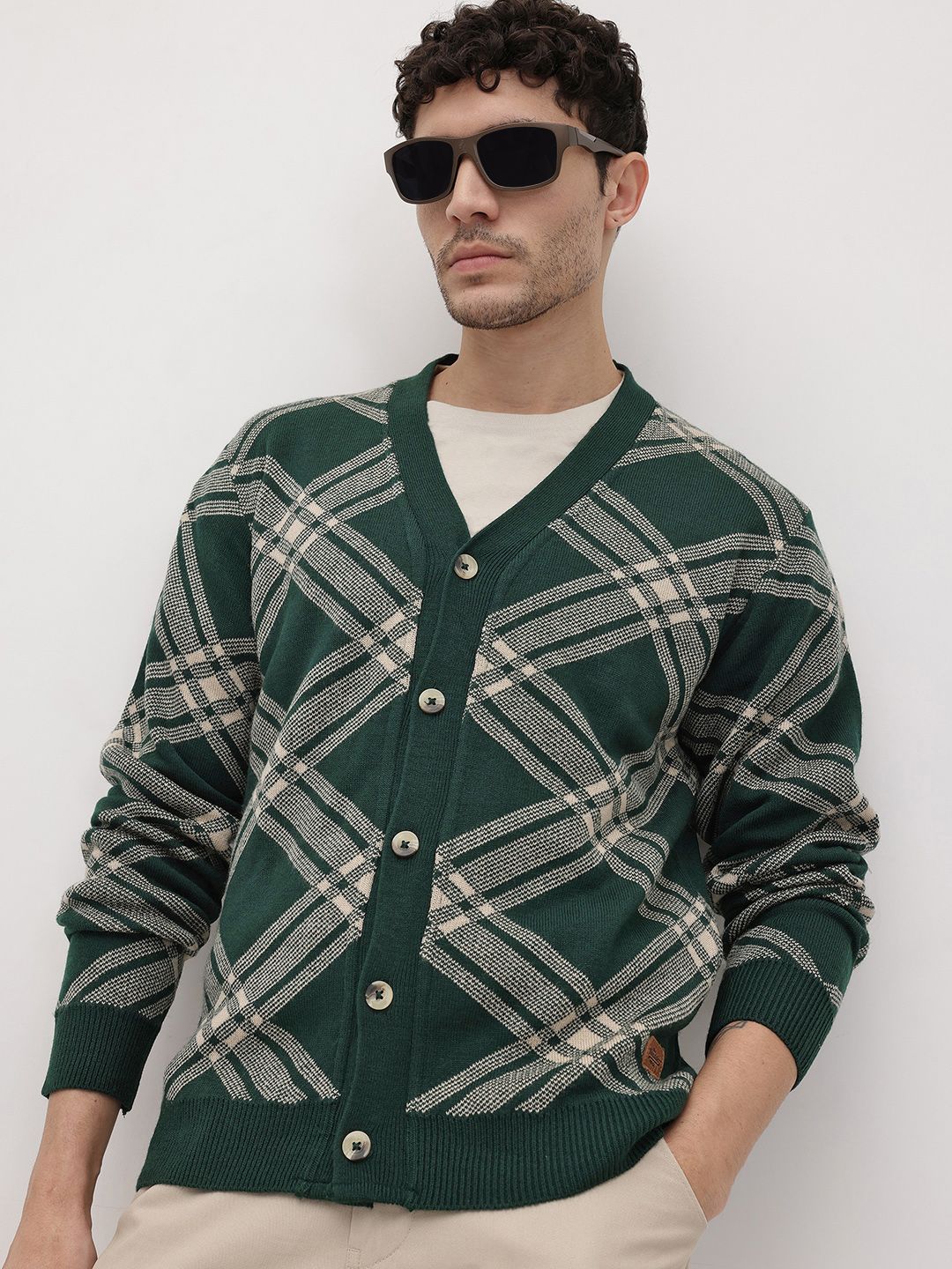 The Roadster Life Co. Geometric Design Cardigan
