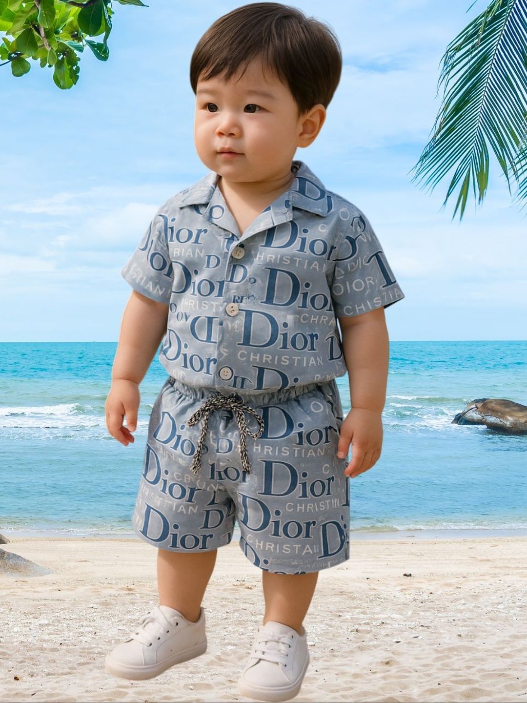 XBOYZ Printed Shirt With Shorts