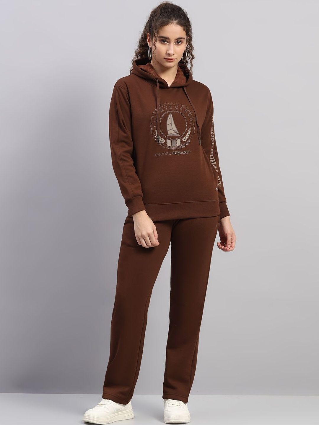 Monte Carlo Printed Hood Sweatshirt & Trousers Co-Ords