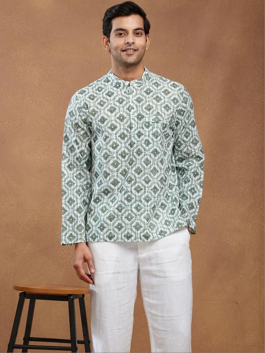 Fabindia Men Printed Casual Shirt