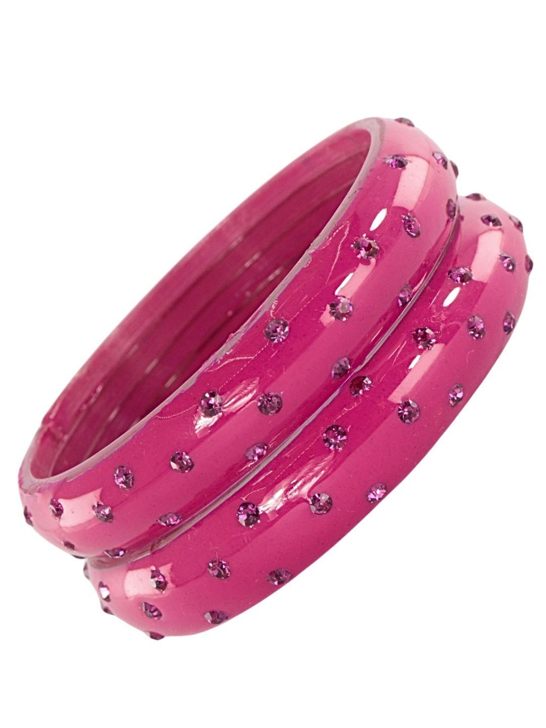 NMII Set Of 2 Stone-Studded Bangles