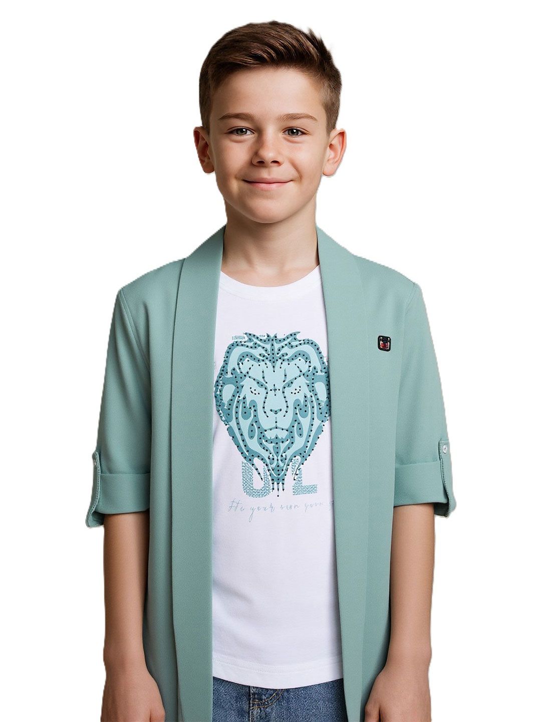 CHARCHIT Shrug Cotton Short Sleeves Shirt