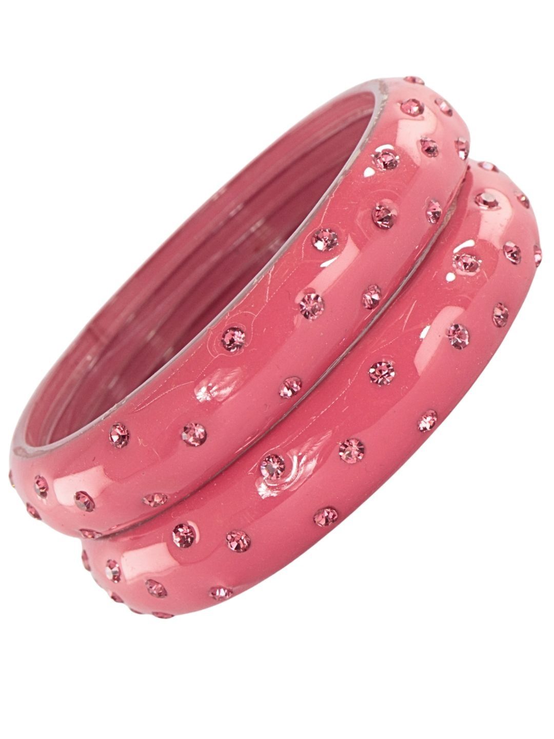 NMII Set Of 2 Stone-Studded Bangles