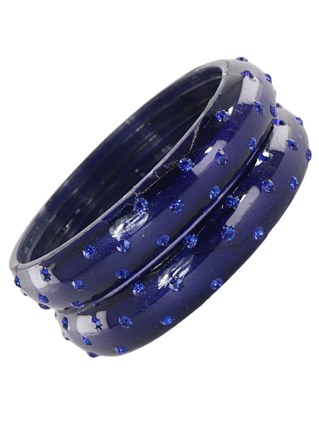 NMII Set Of 2 Stone-Studded Bangles