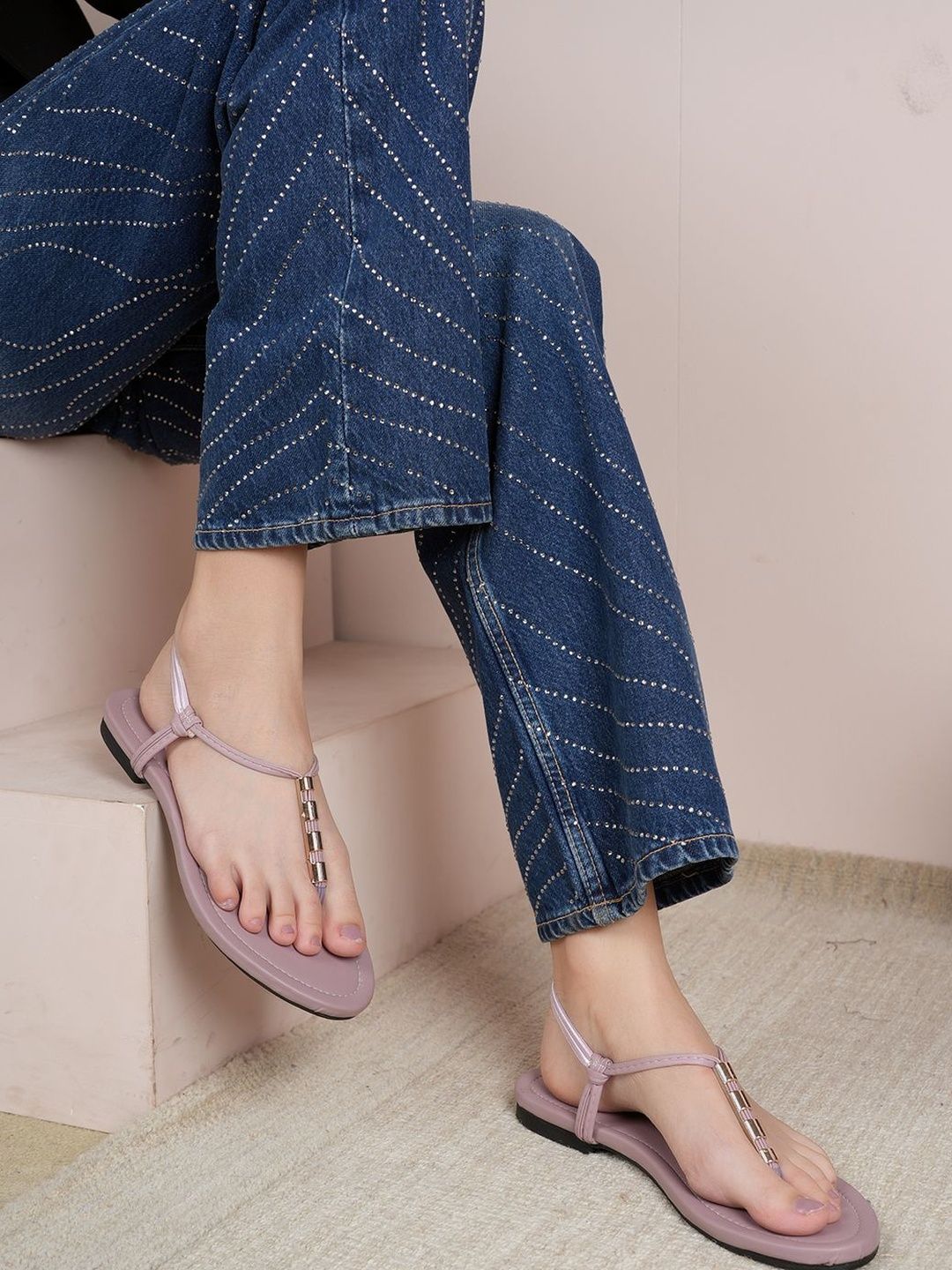 CORSICA Women Open Toe Flats