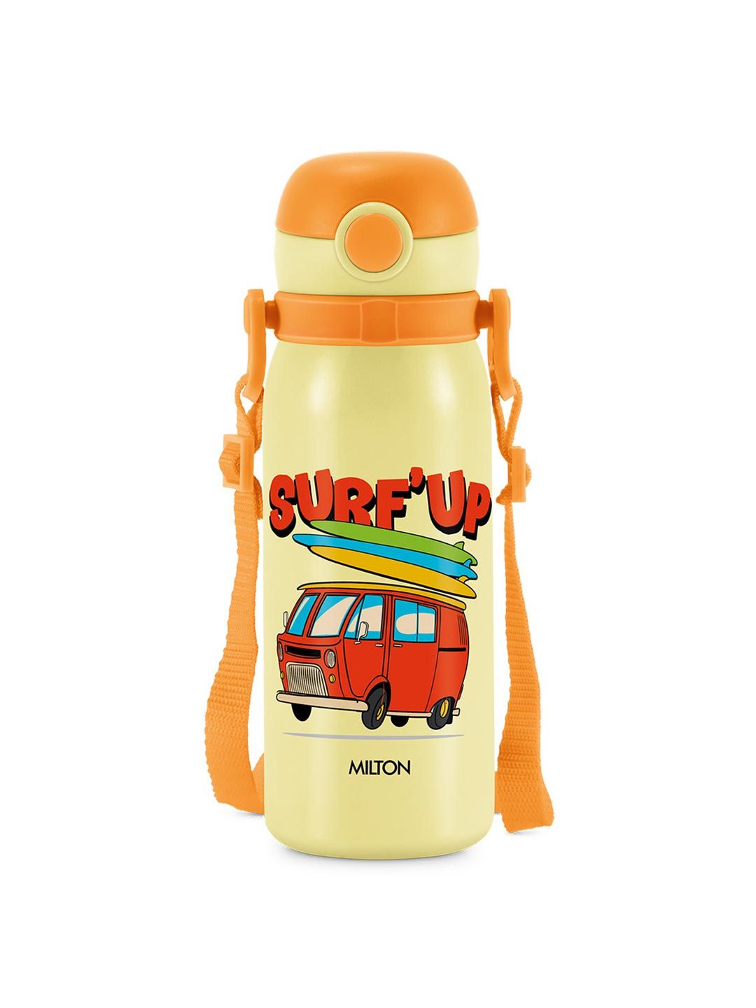Milton Torque 650ml Ivory Surf'Up ISI Certified Kids Stainless Steel Water Bottle 625 ml