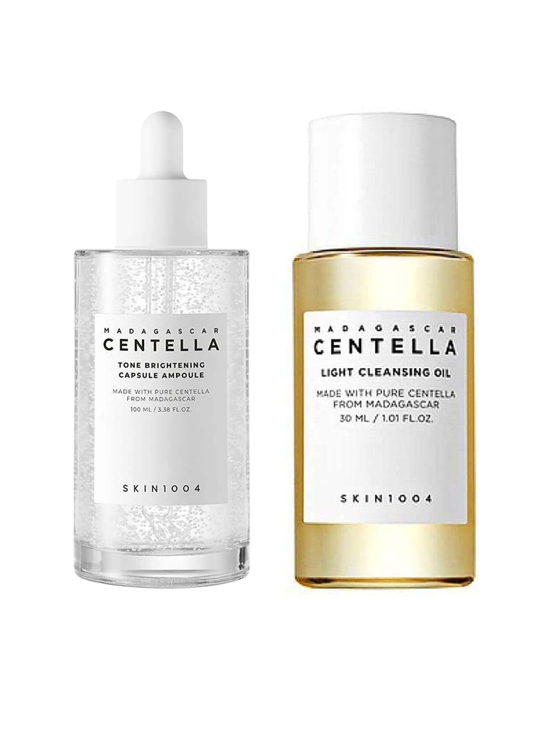 SKIN1004 Set of 2 Madagascar Centella Cleansing Oil & Brightening Capsule Ampoule