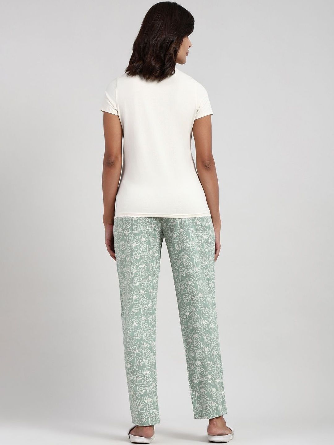 Women Allover Print Lounge Pyjama - Functional Pocket, Ultra Soft, Drawstring Waist 4