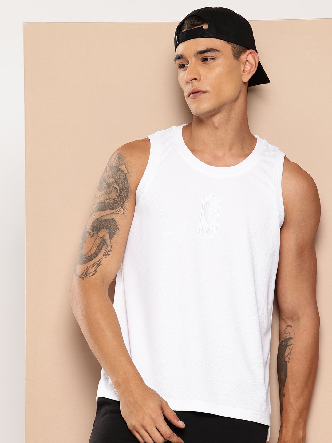 NBA Sleeveless Embroidered T-shirt