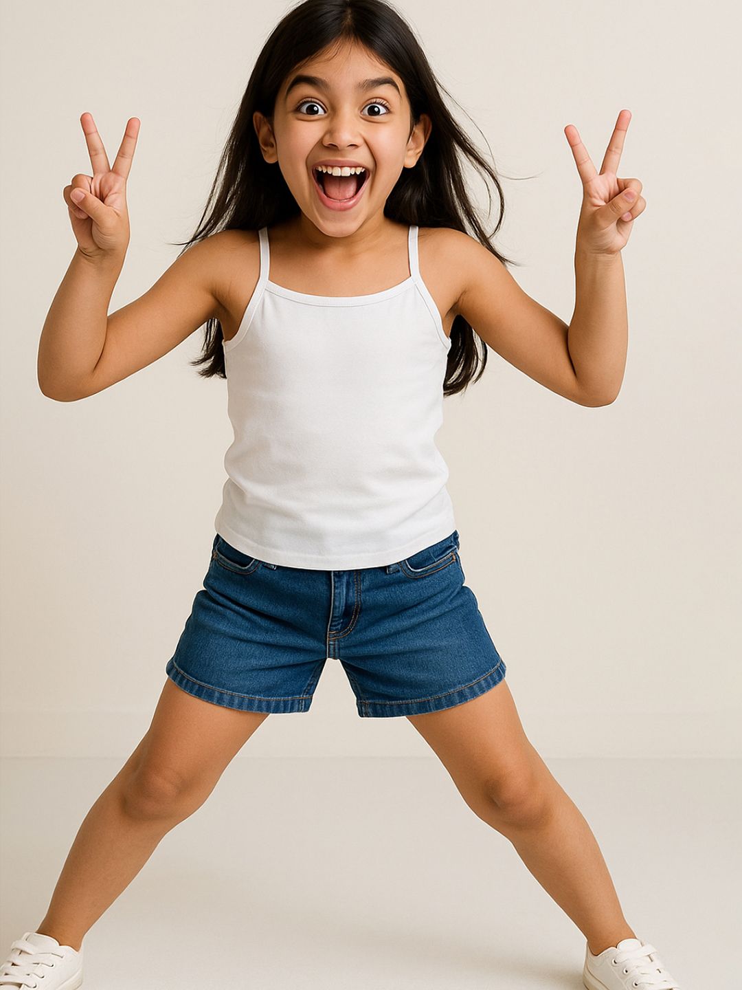 TALES & STORIES Girls Scoop Neck Camisoles