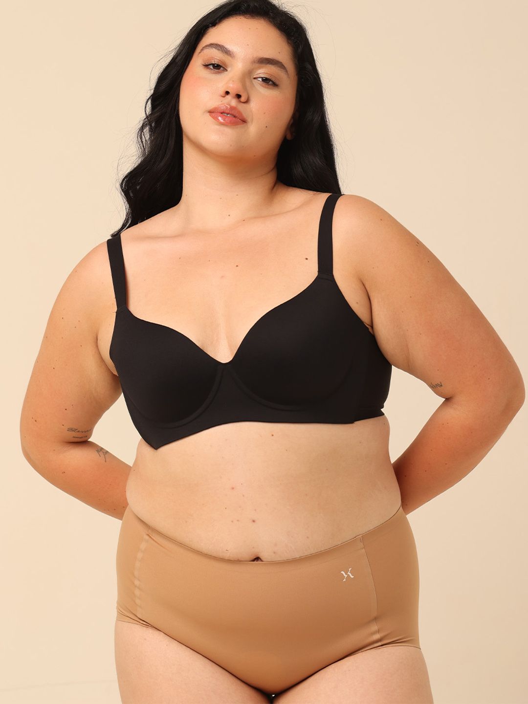 Krvvy Women Seamless Mid Rise Boyshort Underwear