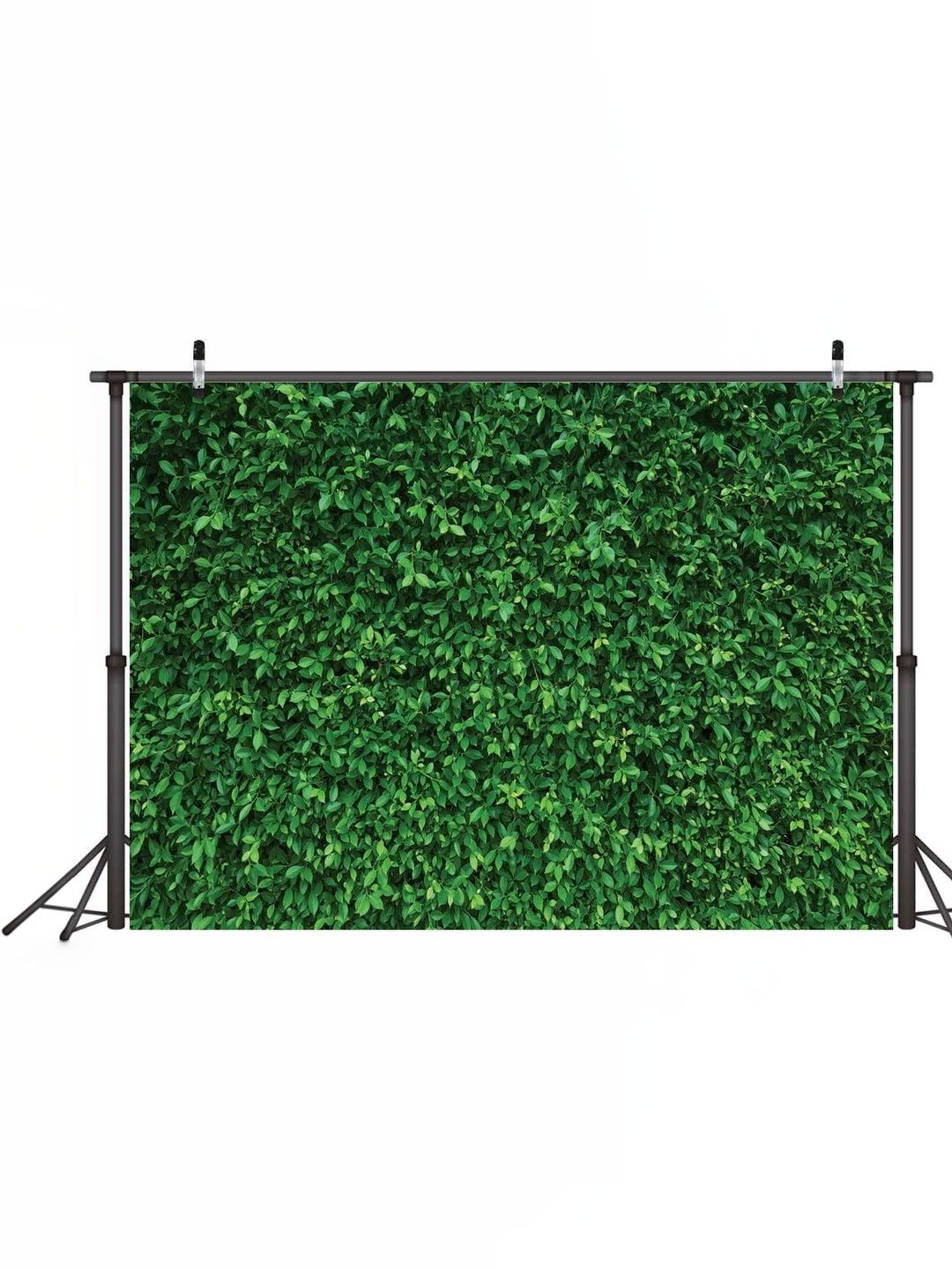 Backdropon Green Leaves Photograph Design Rectangular Backdrop Festive Decor