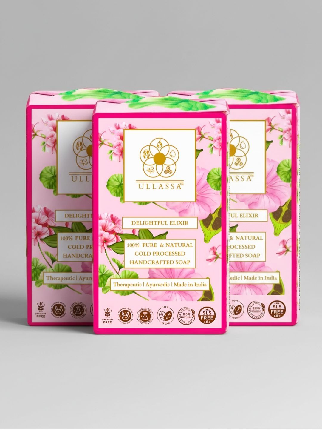 ULLASSA Set Of 3 Tan Removal Soap- 101 g Each