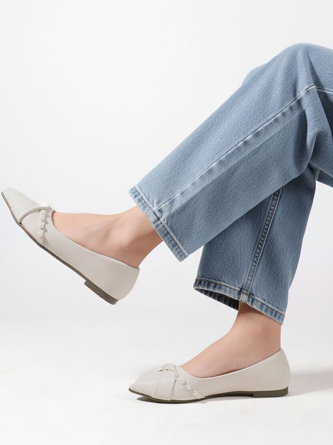 Buy Lavie Pointed Toe Slip On Ballerinas -  - Footwear for Women