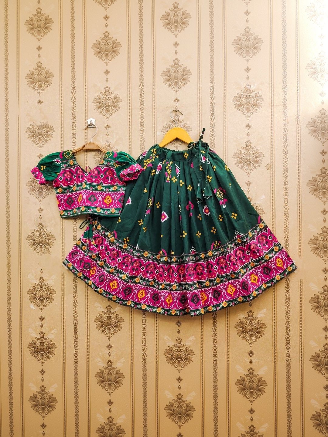 Helene Girls Printed Ready to Wear Lehenga & Blouse With Dupatta