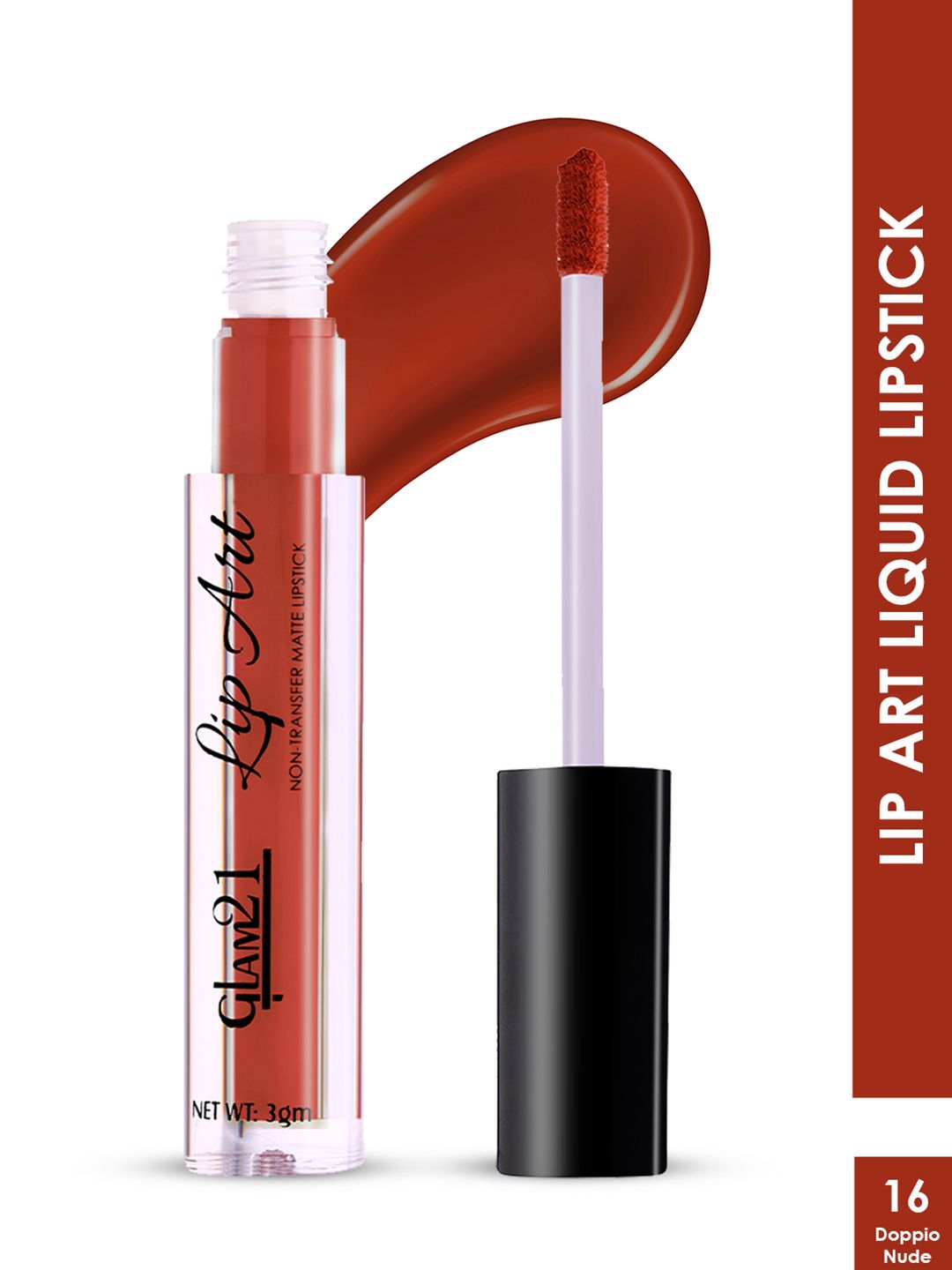 GLAM21 Lip Art Non-Transfer Matte Liquid Lipstick 3 g - Doppio Nude 16