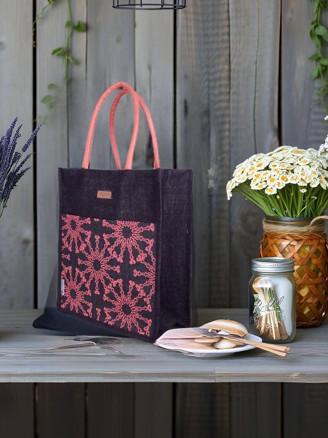 FOONTY Eco Friendly Printed Lunch bags Travel Accessory