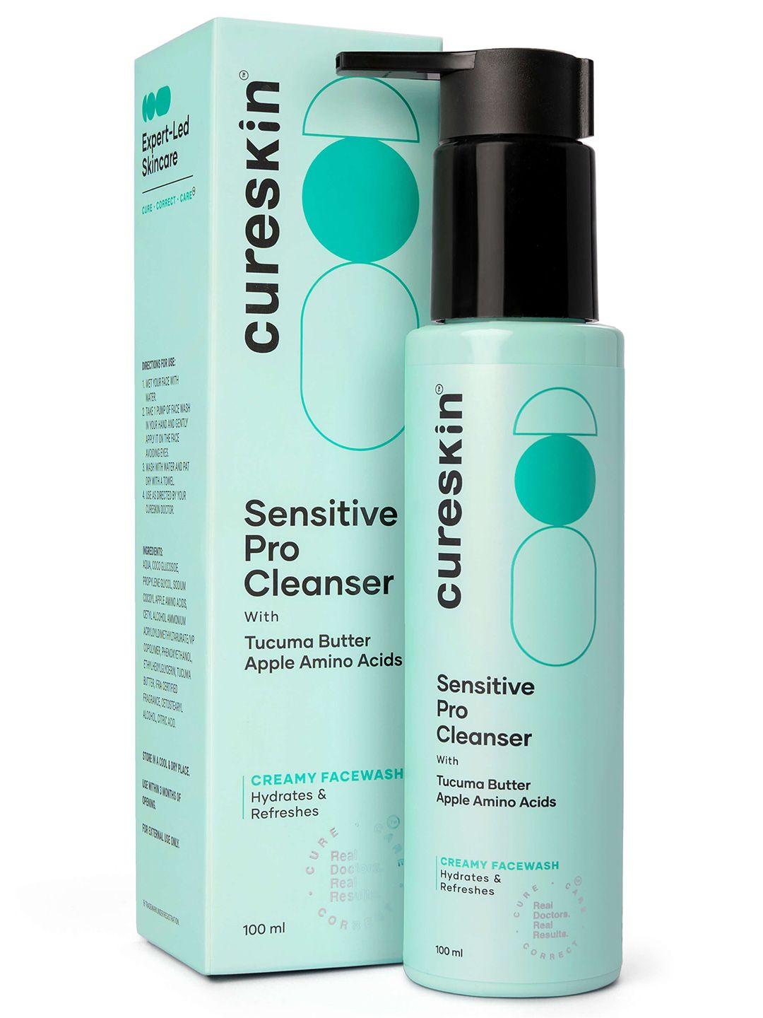 Cureskin Sensitive Pro Cleanser Hydrates & Refreshes - 100 ml