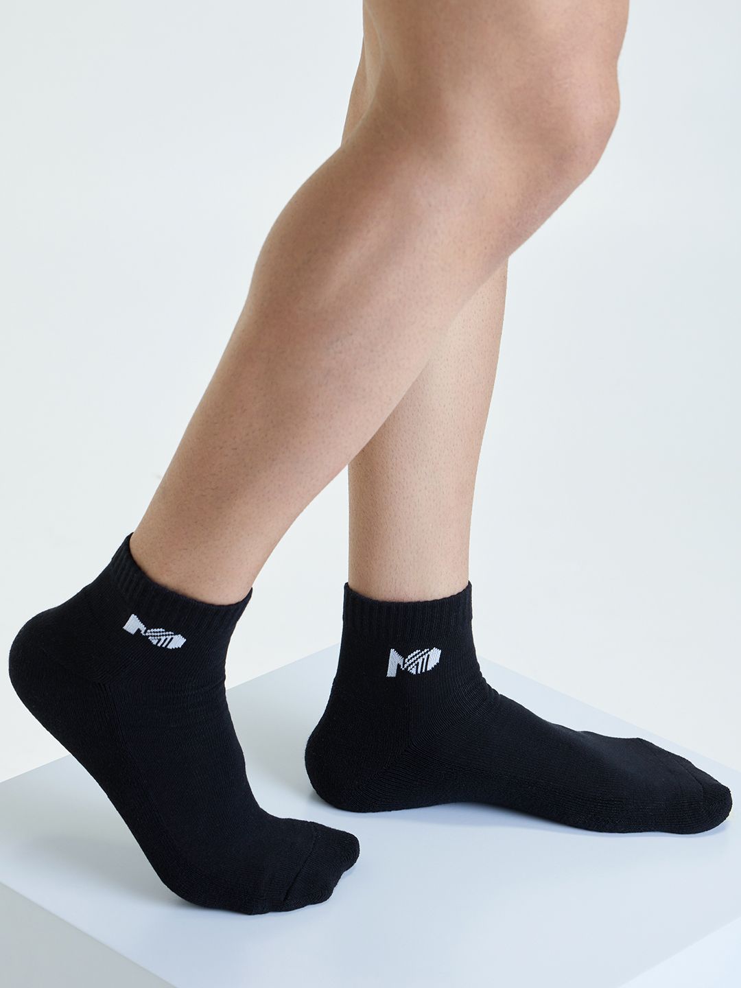 Mint & Oak Men Cushioned Ankle-Length Socks