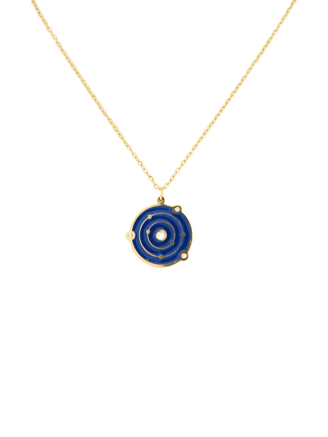 MAHTTAB Unisex Gold-Plated Enamelled Necklace