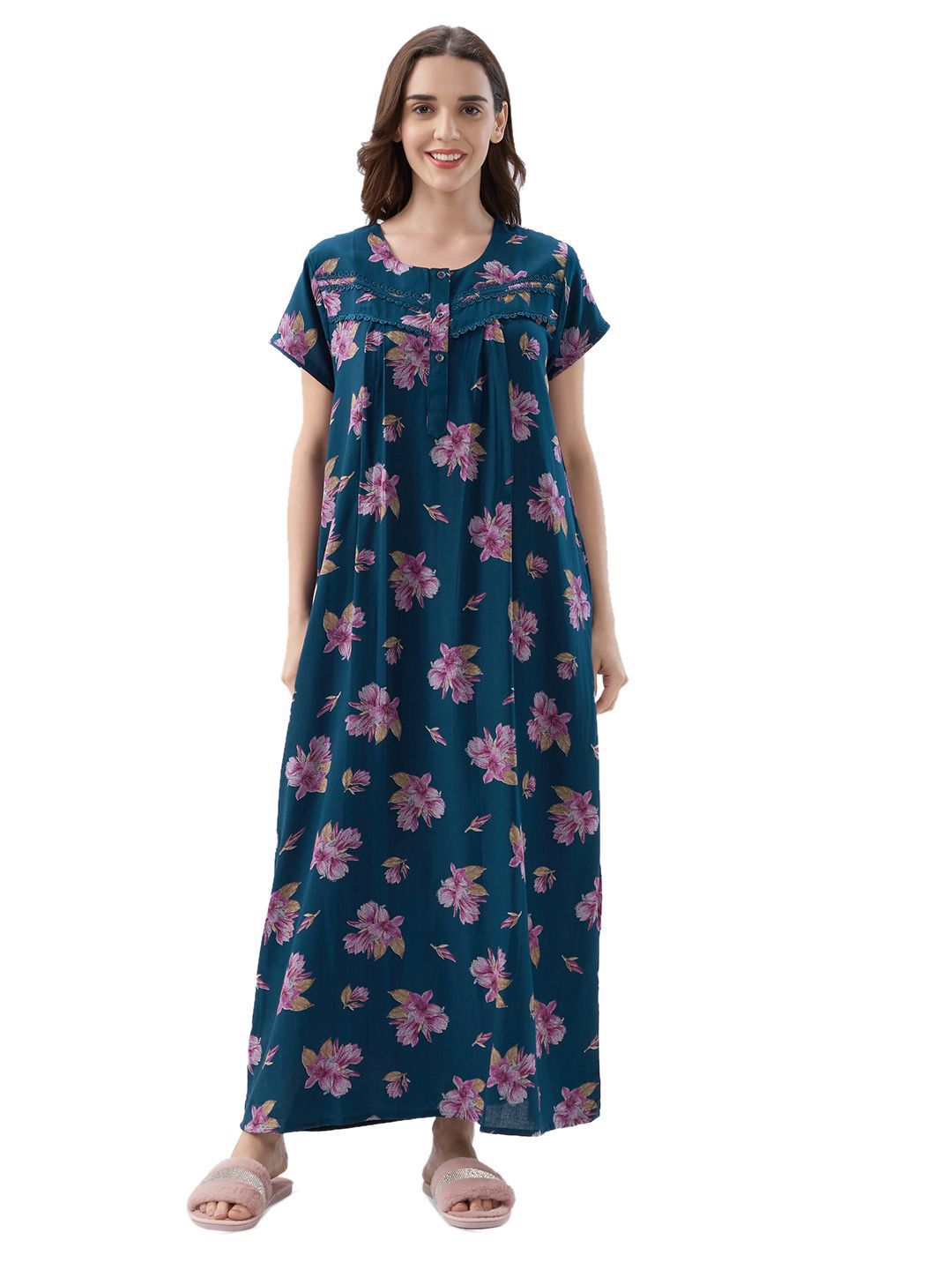 AV2 Printed Maxi Nightdress