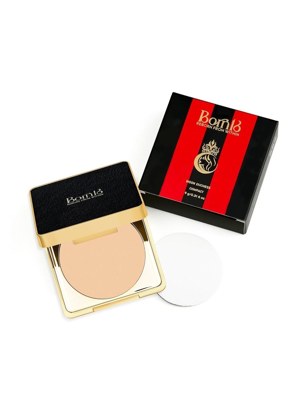 Born16 Moon Duchess Velvet Hydrolock Compact Powder - 9 g - BelleRose
