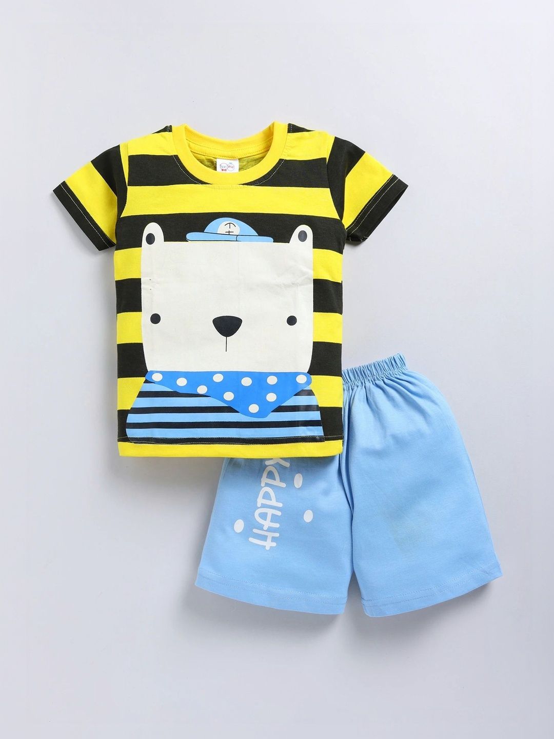 IcePie Boys Printed T-shirt with Shorts