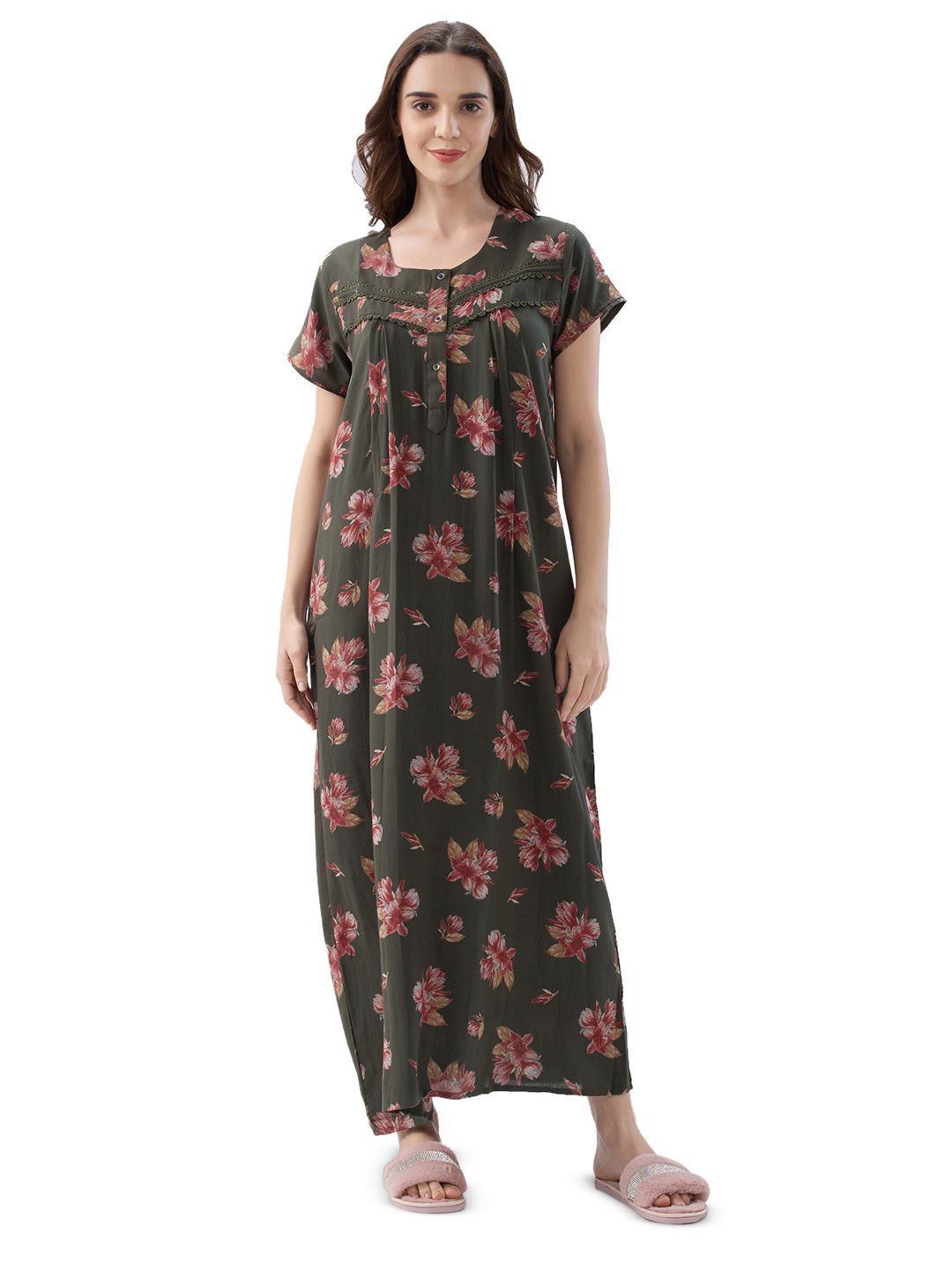 AV2 Printed Maxi Nightdress