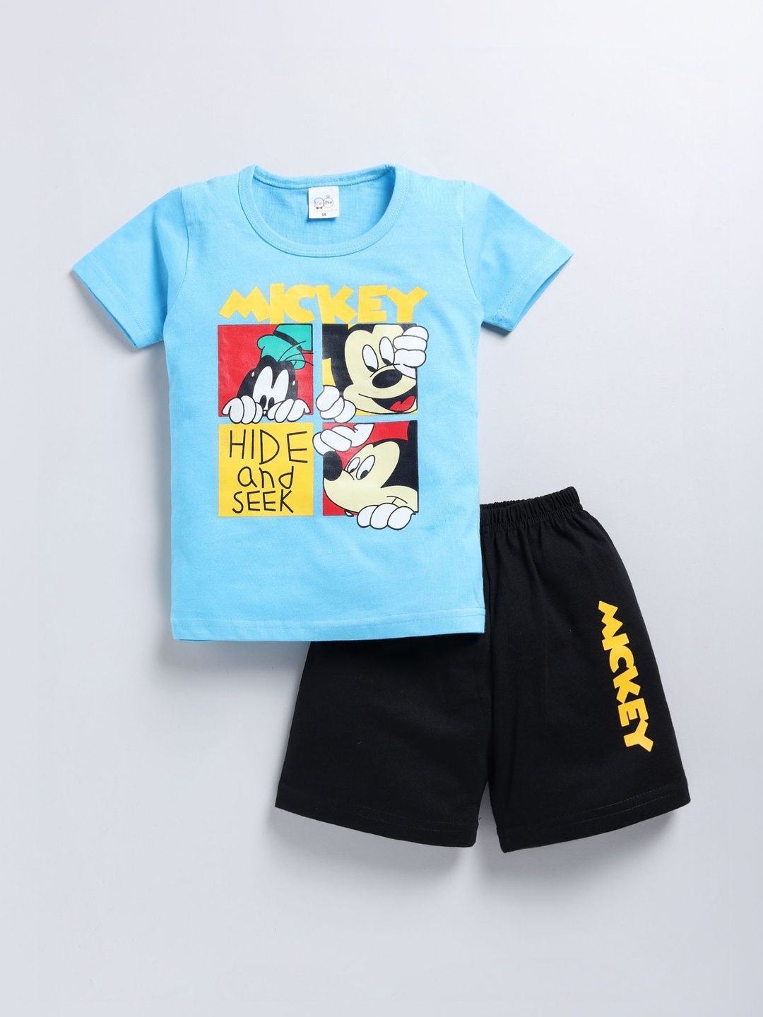 IcePie Boys Printed T-shirt with Shorts