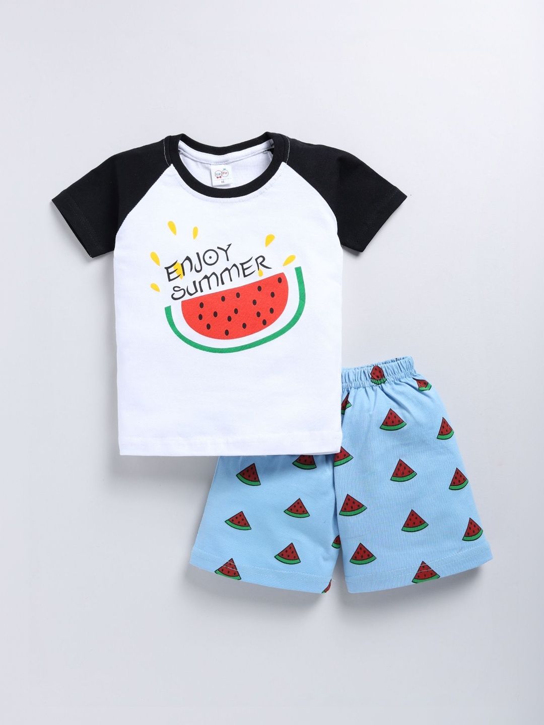 IcePie Boys Printed T-shirt with Shorts