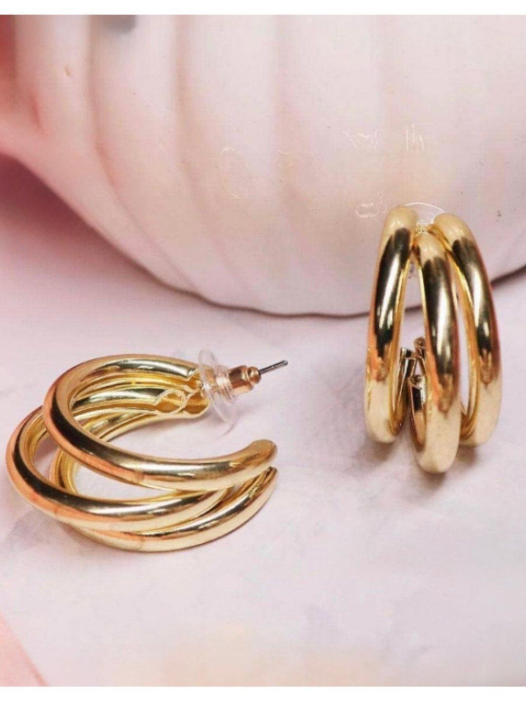 Nui Circular Hoop Earrings