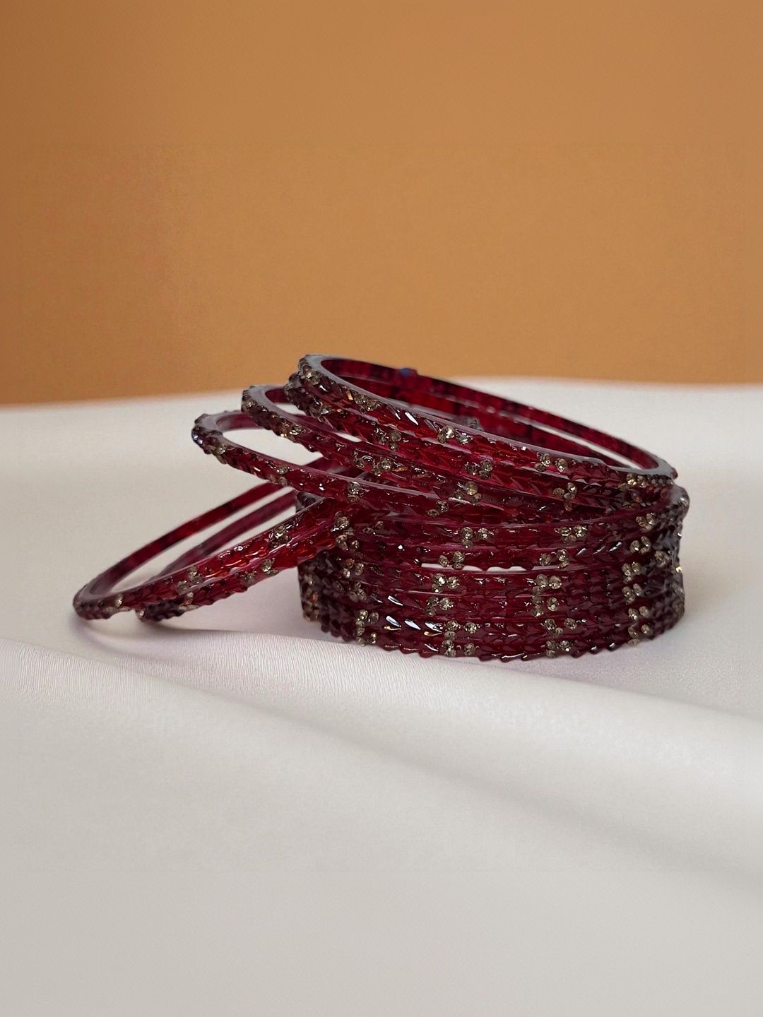 Buy PRIYA KANGAN Set Of 12 Zircon Studded Bangles -  - Accessories for Women