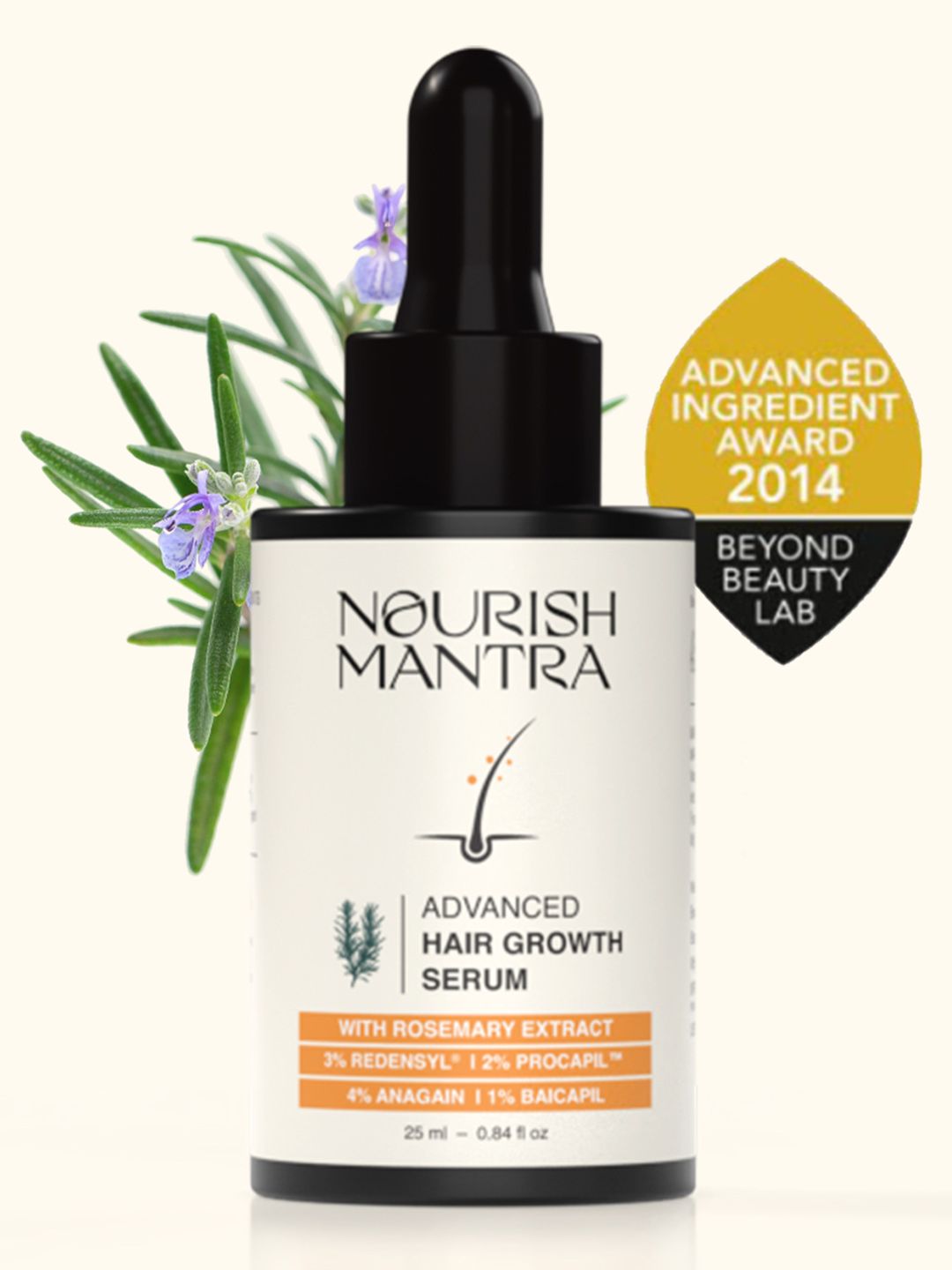 Nourish Mantra Advanced Hair Growth Serum With Rosemary Oil 25 ml