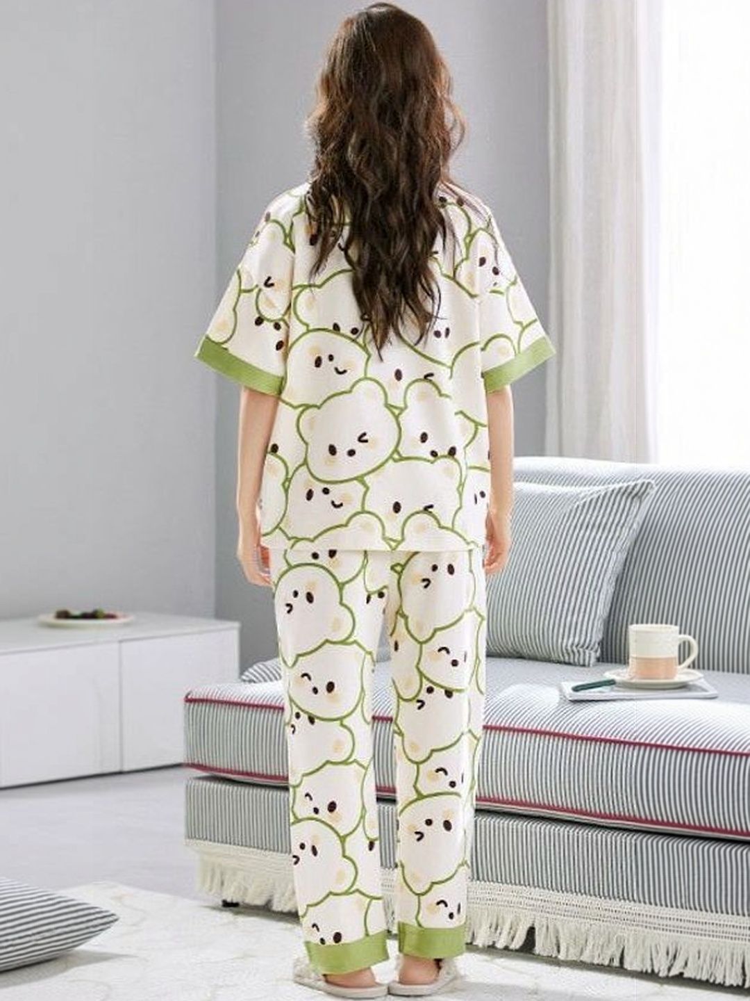 Unisex Kids Printed T-shirt with Pyjamas 2