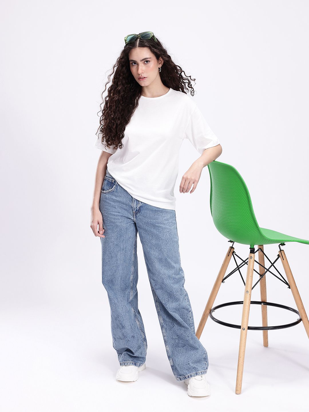 Kook N Keech Drop-Shoulder Sleeves Pure Cotton T-shirt