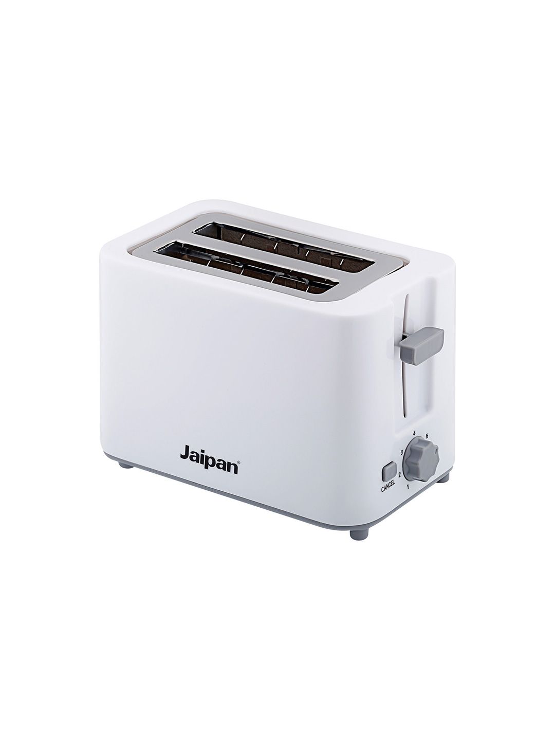 Jaipan White 2 Slices Pop-Up Electric Toaster