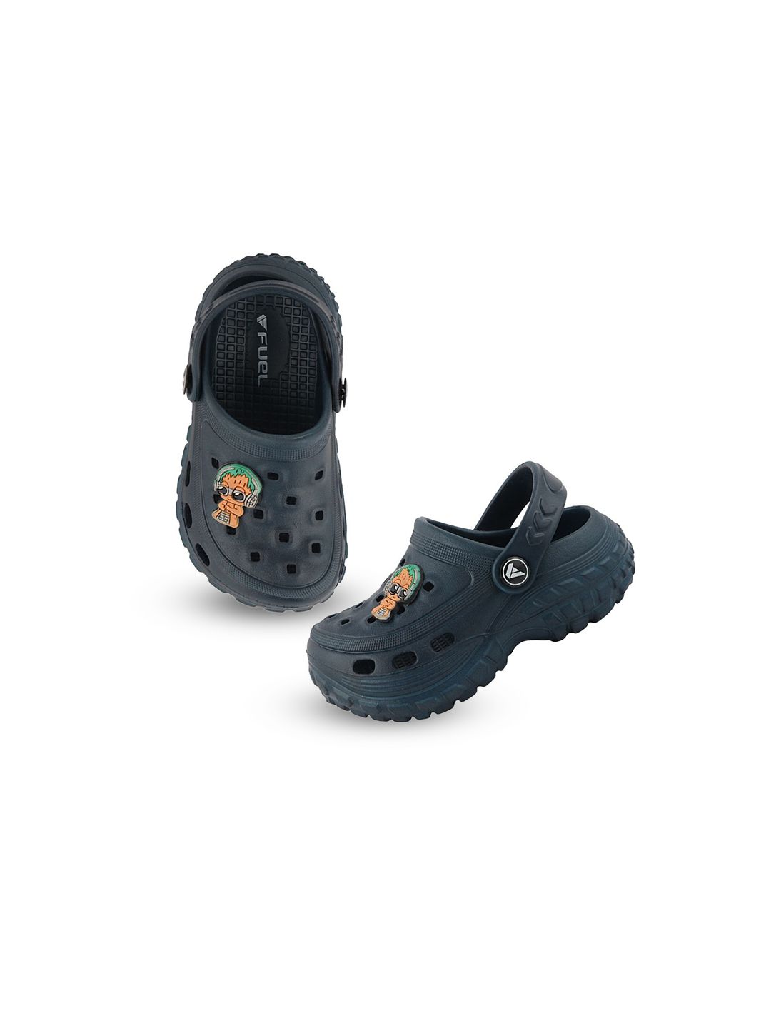 FUEL Kids Solid Clogs Flip Flops