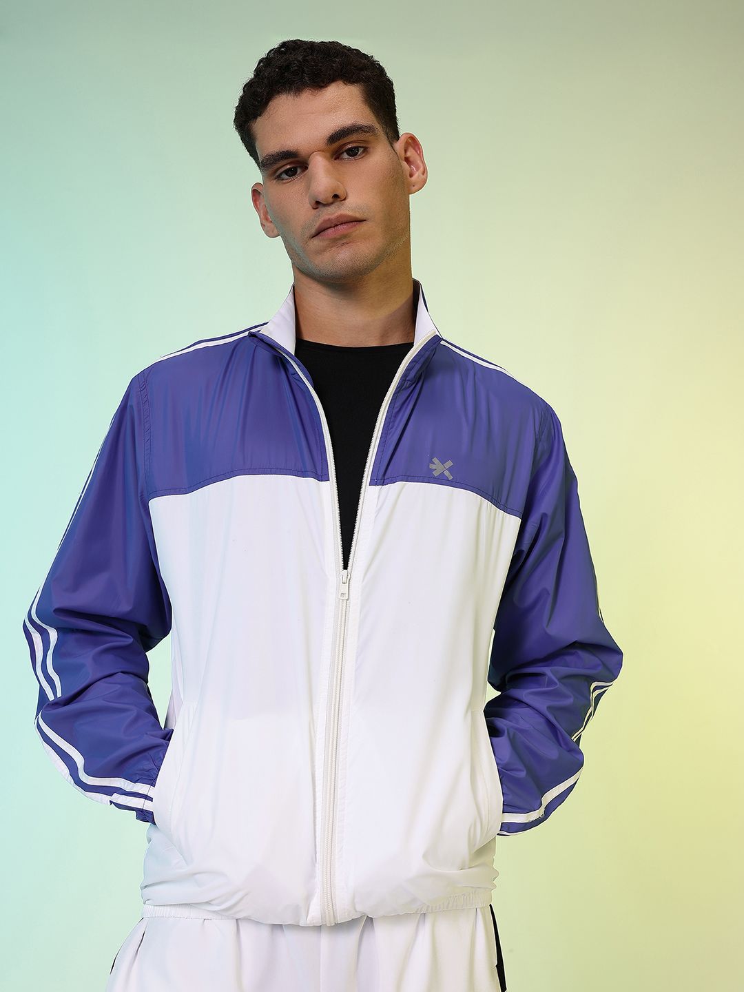 HRX by Hrithik Roshan Colourblocked Running Sporty Jacket
