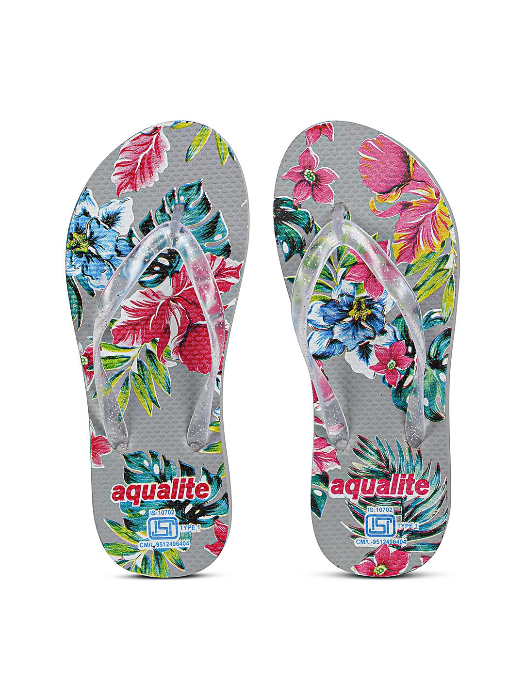 Aqualite Women Printed Rubber Room Slippers