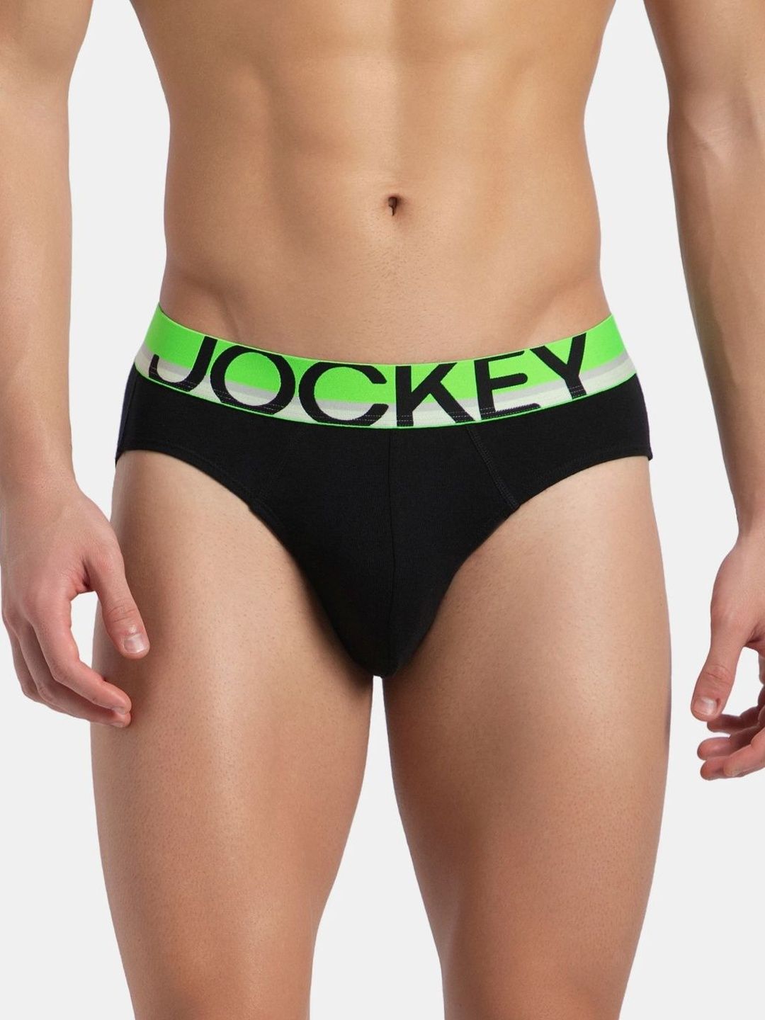 Jockey Super Combed Cotton Rib Solid Brief With Ultrasoft Waistband - FP02