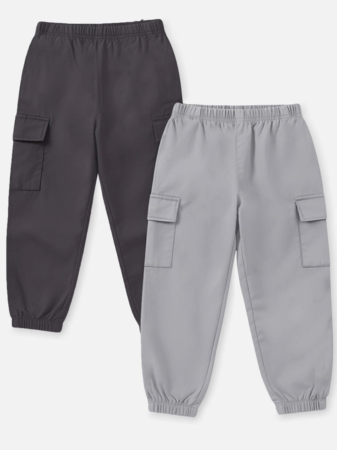 X Trampoline Infants Pack Of 2 Cotton Cargo Joggers 2