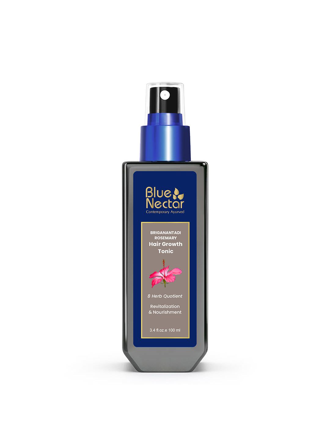 Buy Blue Nectar Hair Spray Tonic With Almond & Rosemary Oil For Smooth Styling 8 Herbs   100ml -  - Personal Care for Unisex