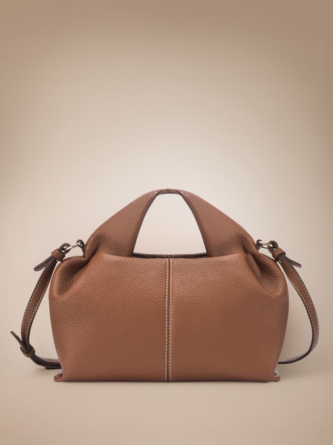 Buy Lino Perros Voyage Solid Synthetic Leather Structured Sling Bag -  - Accessories for Women