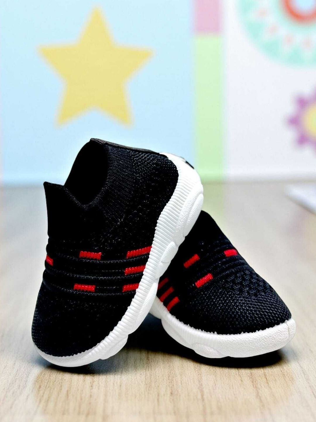 Binos Kids Textured Slip On Sneakers
