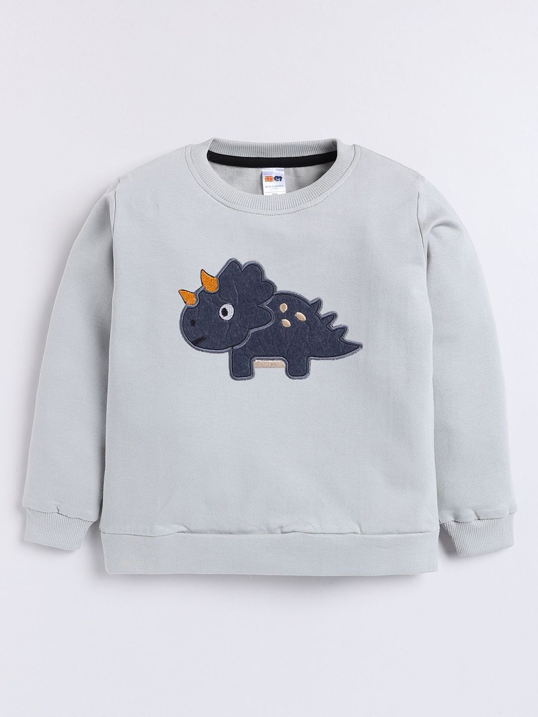 LITTLE NINJA Boys Graphic Printed Long Sleeve T-shirt