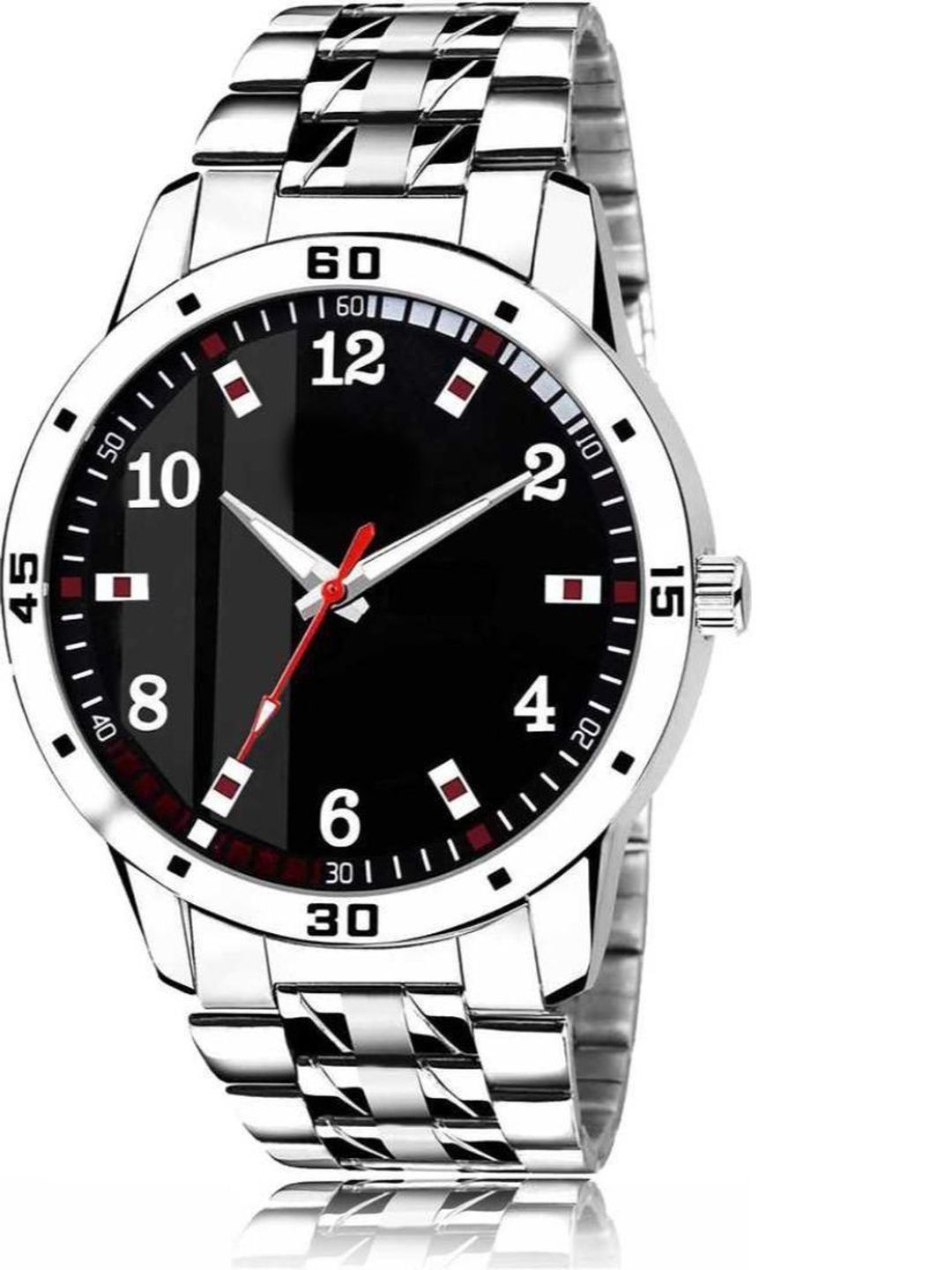 Miss Perfect Unisex Dial & Stainless Steel Bracelet Style Straps Analogue Watch arr1144