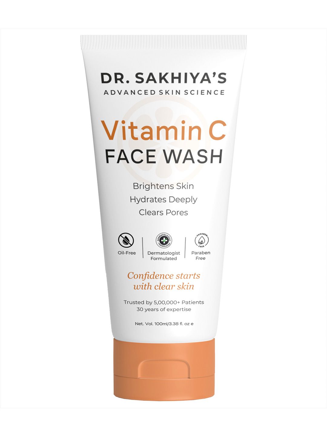 DR. SAKHIYA'S Vitamin C Face Wash - 100 ml