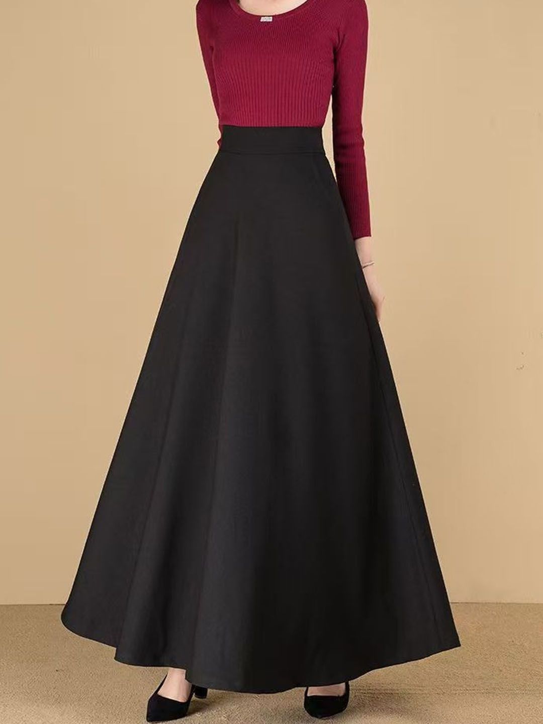 StyleCast Maxi Trendy A-Line Skirt
